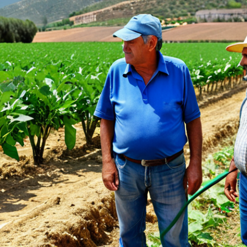 Home 15 Cooperative Assembly in Andalusia**
"A vibrant cooperative assembly in rural Andalusia, Spain. Focus on farmers passionately discussing a new irrigation system. Some farmers are older, representing long-standing experience, while younger members offer fresh perspectives. The scene captures a balanced blend of tradition and progress. Emphasize transparency and open communication. Safe for work, appropriate content, fully clothed, modest, family-friendly, professional photography, perfect anatomy, natural proportions."
**
