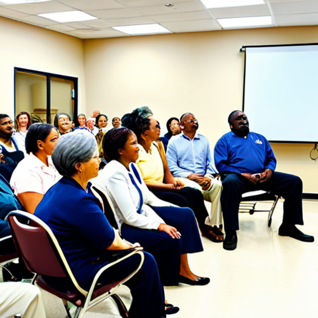 협동조합의 커뮤니티 참여 전략 - Community Engagement & Listening**
"A diverse group of community members, fully clothed in everyday...