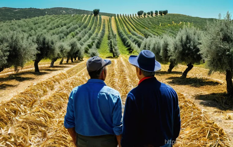협동조합의 성공적인 사례 연구 - **Prompt:** A vibrant and dynamic scene capturing the essence of an agricultural cooperative in Anda...